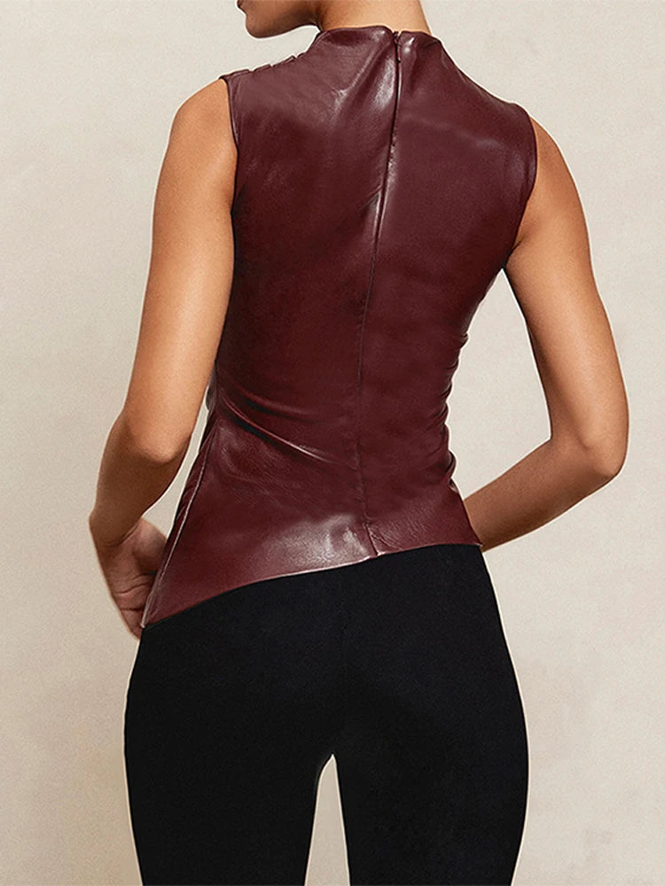 Sophie Leather Tank